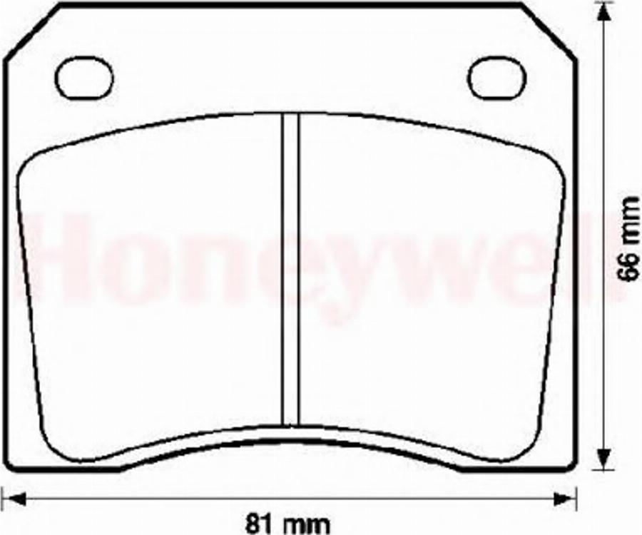 BENDIX 571532B - Kit pastiglie freno, Freno a disco autozon.pro