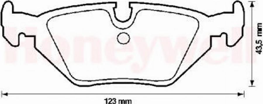 BENDIX 571527B - Kit pastiglie freno, Freno a disco autozon.pro