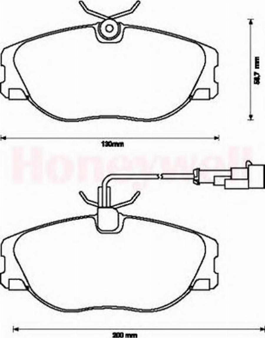 BENDIX 571894B - Kit pastiglie freno, Freno a disco autozon.pro