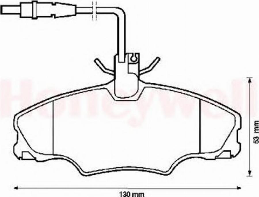 BENDIX 571897B - Kit pastiglie freno, Freno a disco autozon.pro