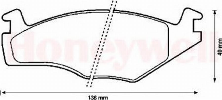 BENDIX 571848X - Kit pastiglie freno, Freno a disco autozon.pro