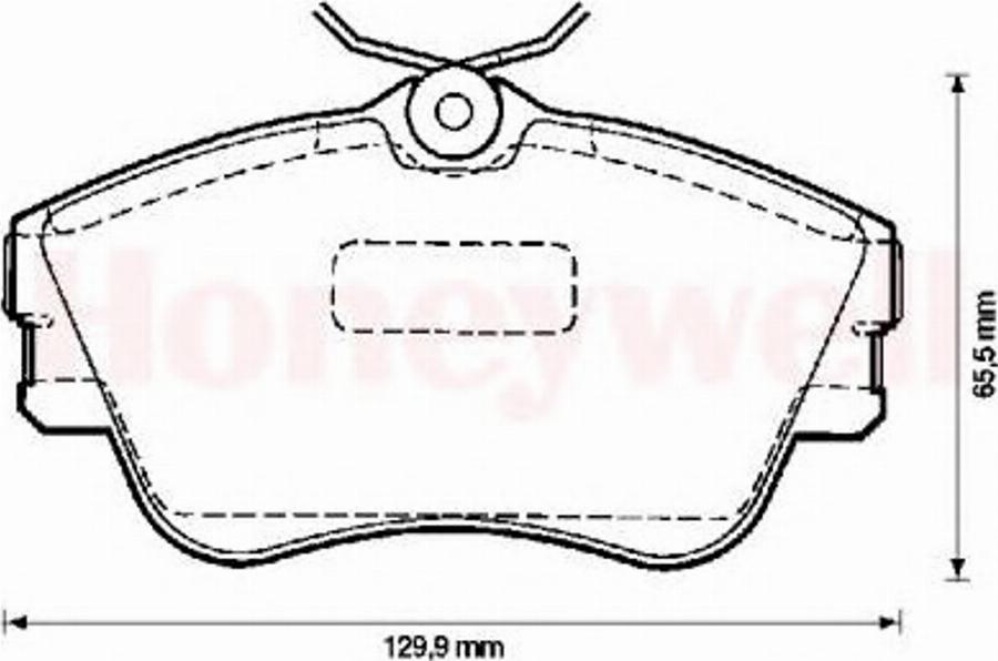 BENDIX 571847B - Kit pastiglie freno, Freno a disco autozon.pro