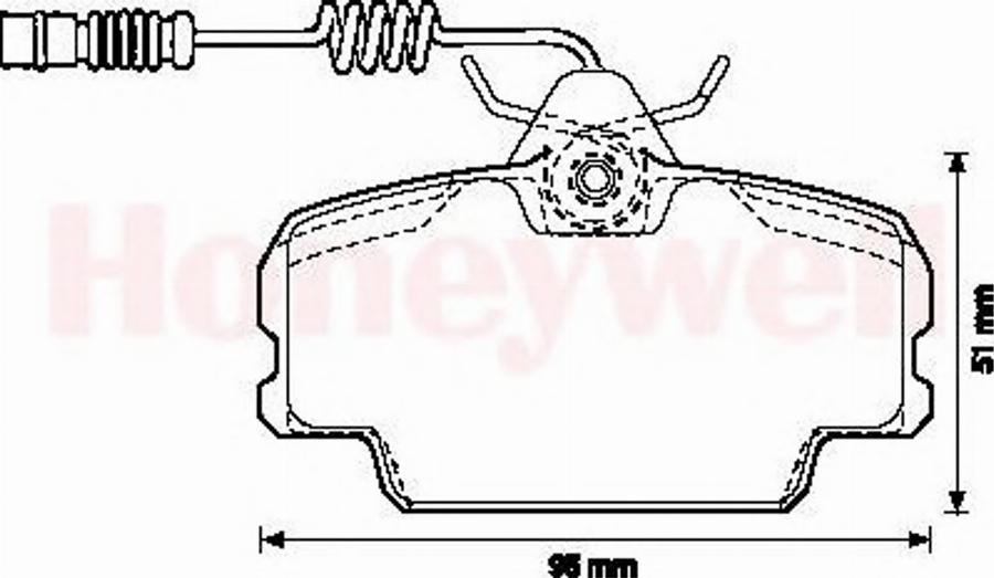 BENDIX 571868B - Kit pastiglie freno, Freno a disco autozon.pro