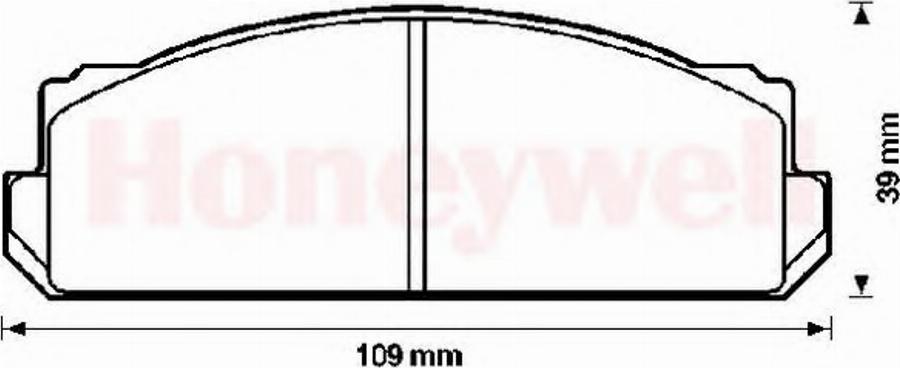 BENDIX 571810B - Kit pastiglie freno, Freno a disco autozon.pro