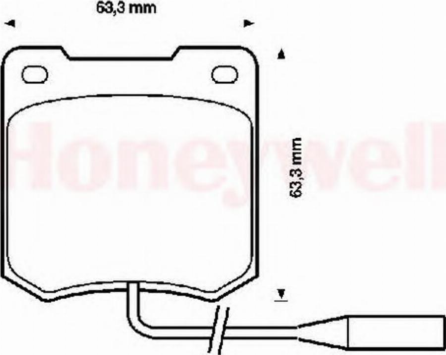 BENDIX 571817B - Kit pastiglie freno, Freno a disco autozon.pro