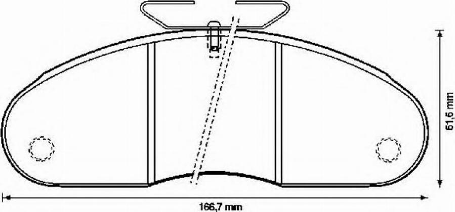 BENDIX 571885B - Kit pastiglie freno, Freno a disco autozon.pro