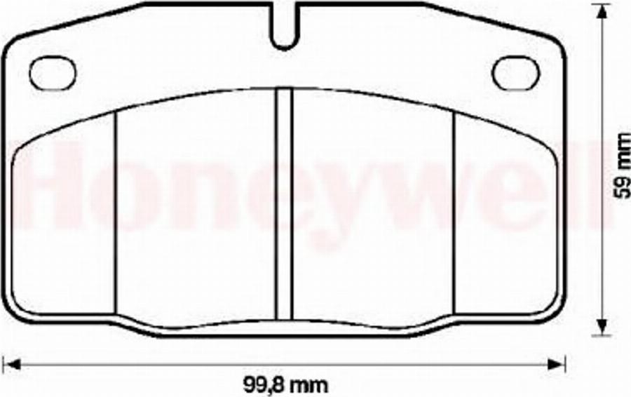 BENDIX 571833X - Kit pastiglie freno, Freno a disco autozon.pro