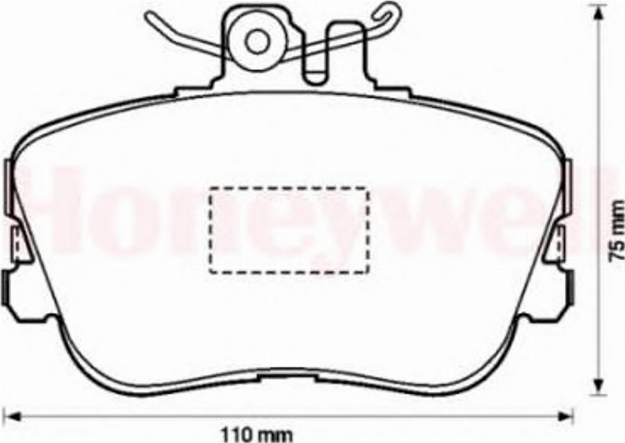 BENDIX 571828X - Kit pastiglie freno, Freno a disco autozon.pro