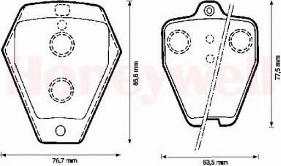 BENDIX 571871B - Kit pastiglie freno, Freno a disco autozon.pro