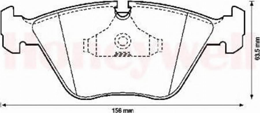 BENDIX 571394X - Kit pastiglie freno, Freno a disco autozon.pro