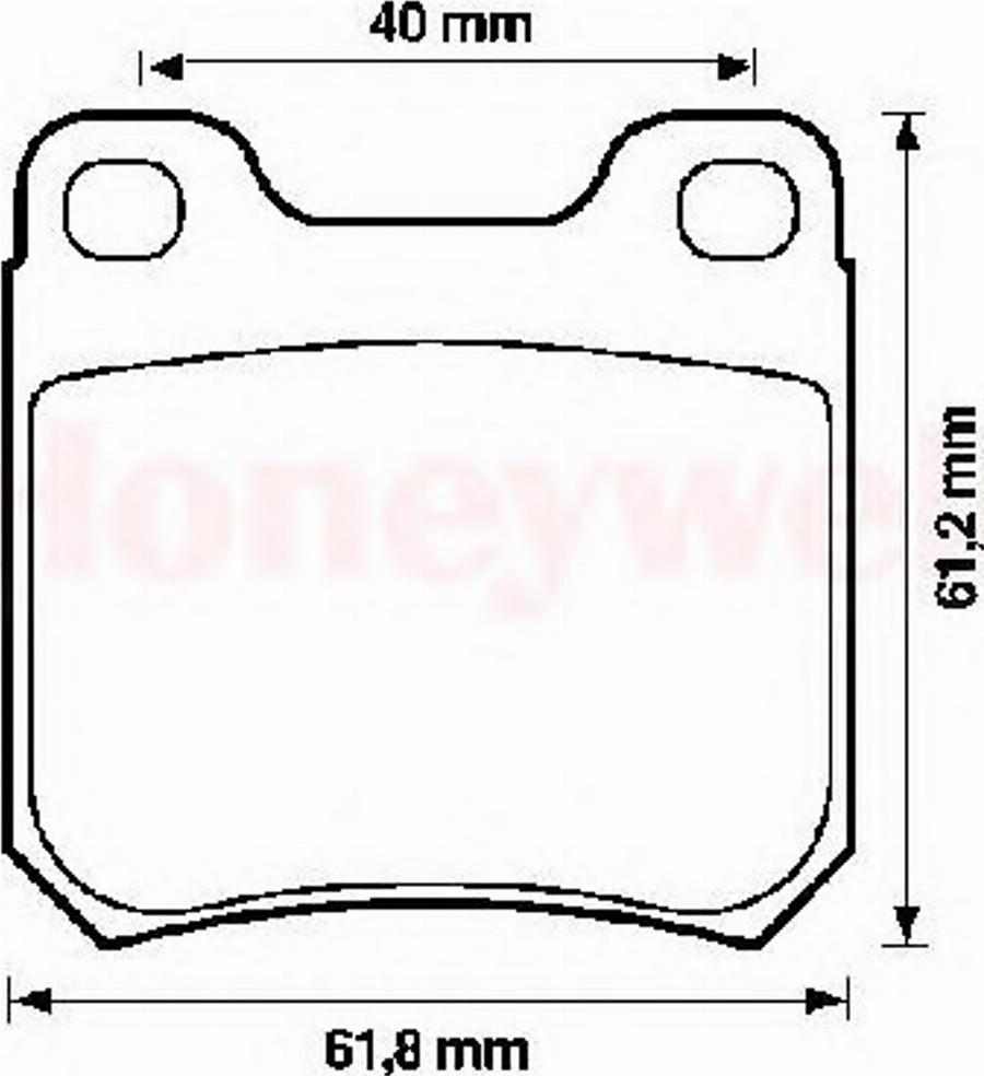 BENDIX 571390B - Kit pastiglie freno, Freno a disco autozon.pro