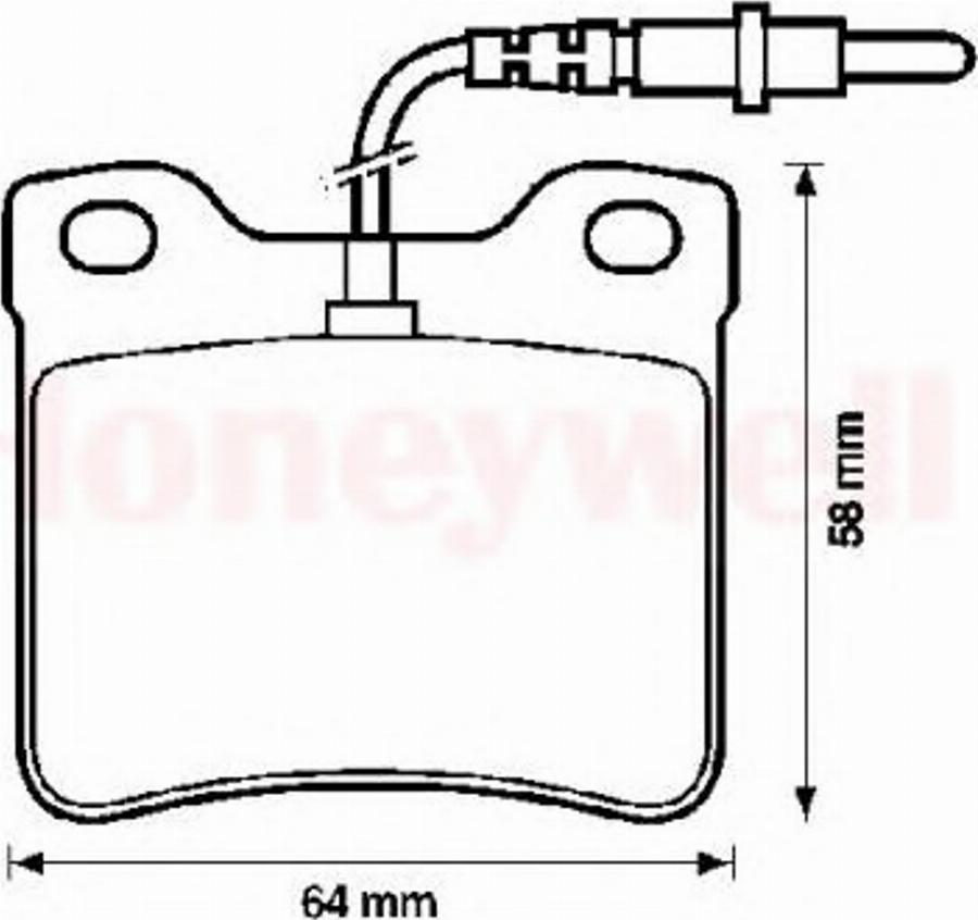 BENDIX 571398X - Kit pastiglie freno, Freno a disco autozon.pro