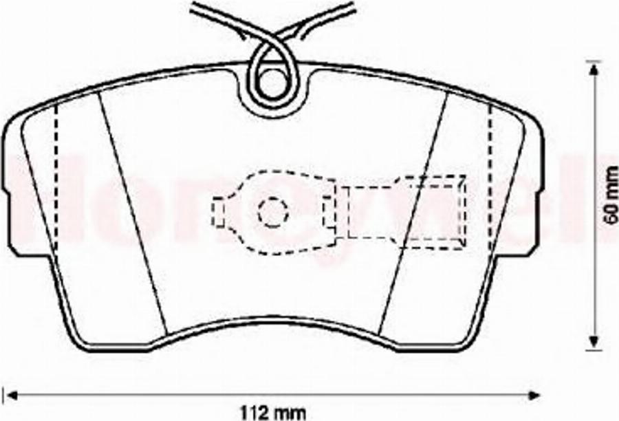 BENDIX 571392B - Kit pastiglie freno, Freno a disco autozon.pro