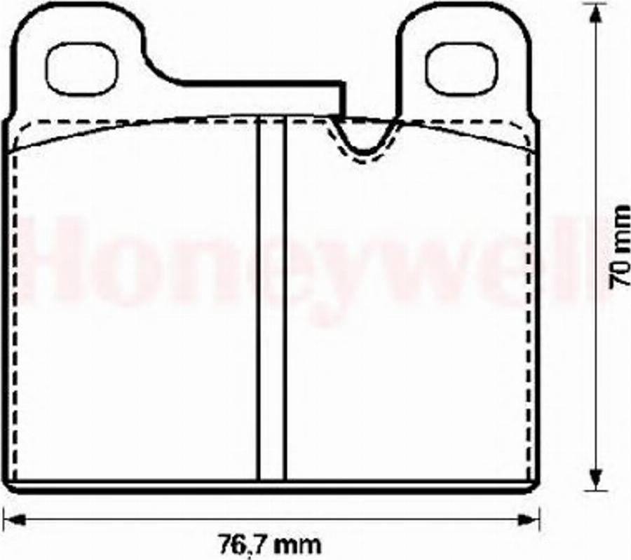 BENDIX 571349B - Kit pastiglie freno, Freno a disco autozon.pro