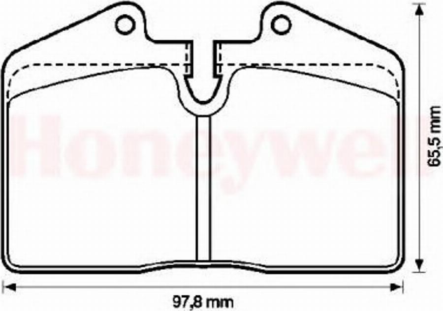 BENDIX 571348B - Kit pastiglie freno, Freno a disco autozon.pro