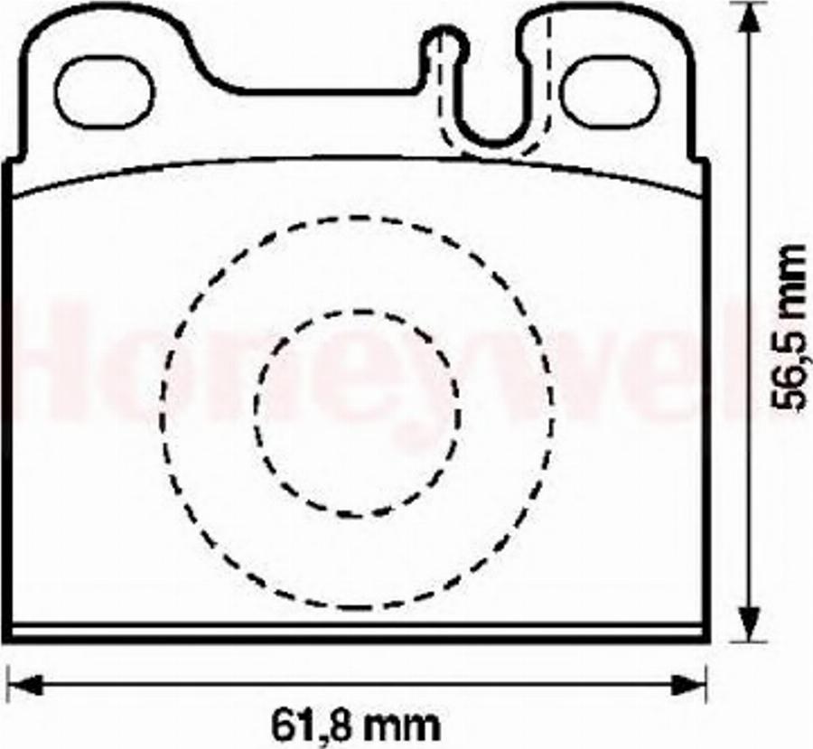 BENDIX 571342B - Kit pastiglie freno, Freno a disco autozon.pro