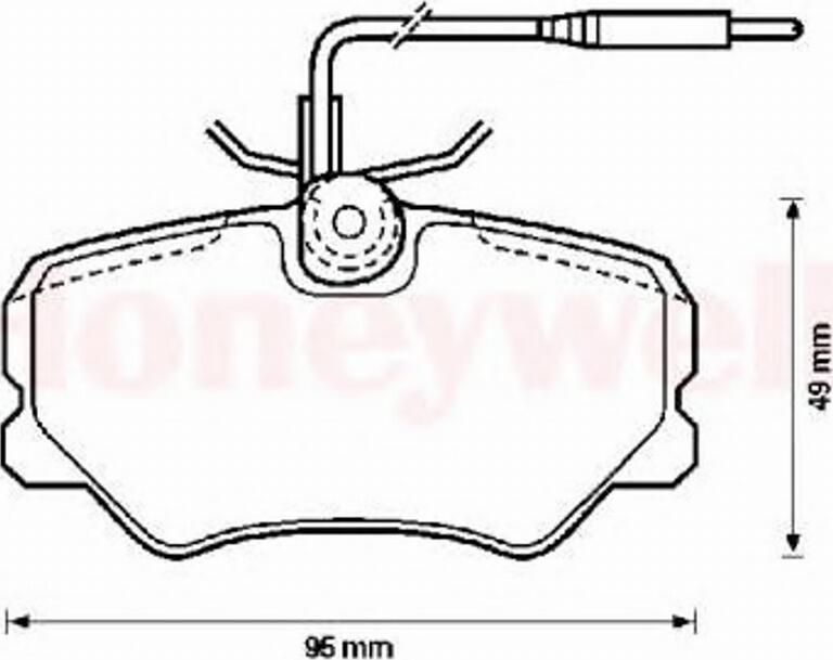 BENDIX 571359B - Kit pastiglie freno, Freno a disco autozon.pro