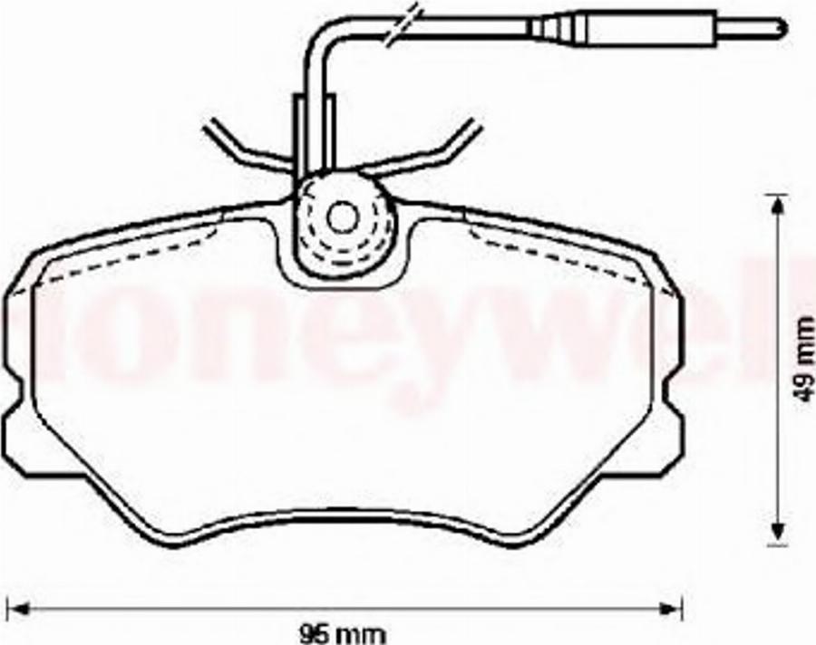 BENDIX 571359X - Kit pastiglie freno, Freno a disco autozon.pro