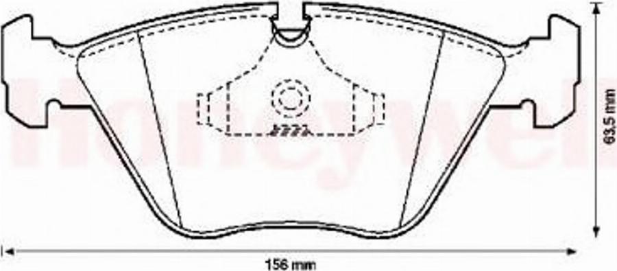 BENDIX 571355X - Kit pastiglie freno, Freno a disco autozon.pro