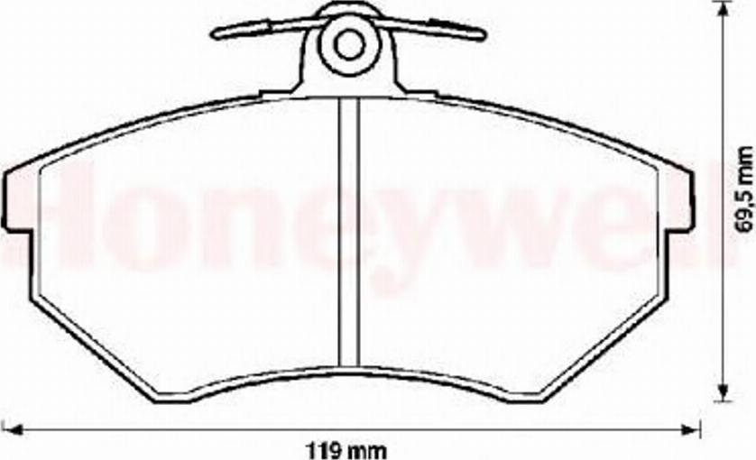 BENDIX 571357X - Kit pastiglie freno, Freno a disco autozon.pro