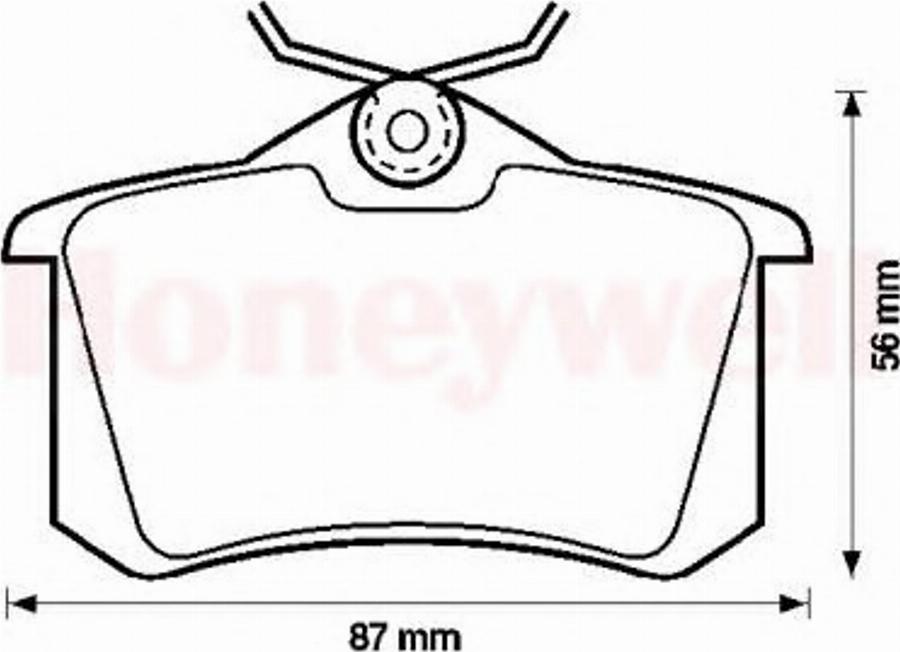 BENDIX 571361B - Kit pastiglie freno, Freno a disco autozon.pro