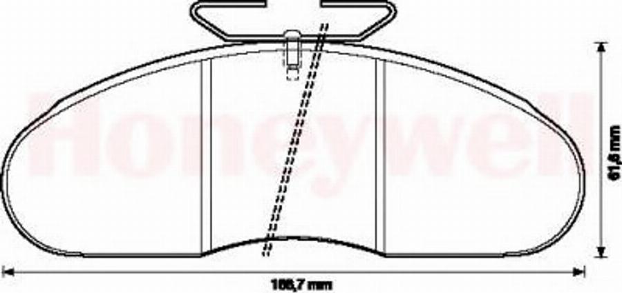 BENDIX 571368B - Kit pastiglie freno, Freno a disco autozon.pro