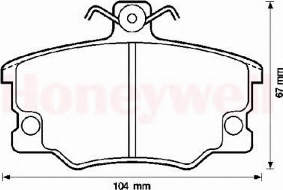 BENDIX 571309X - Kit pastiglie freno, Freno a disco autozon.pro