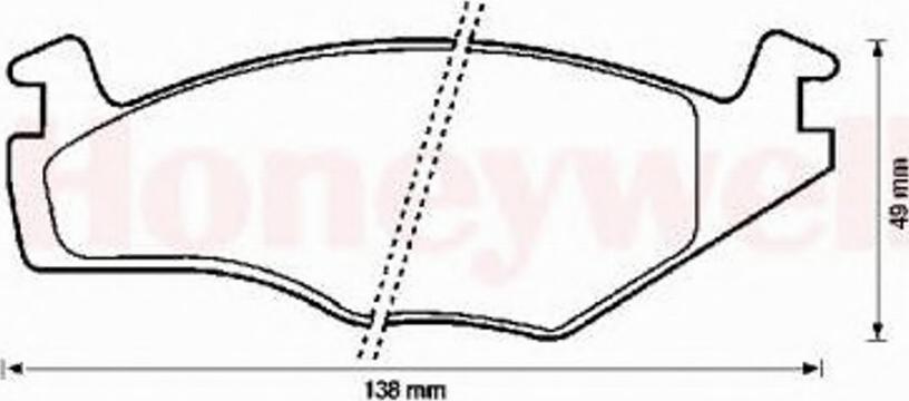 BENDIX 571316X - Kit pastiglie freno, Freno a disco autozon.pro