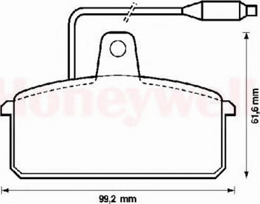 BENDIX 571318B - Kit pastiglie freno, Freno a disco autozon.pro