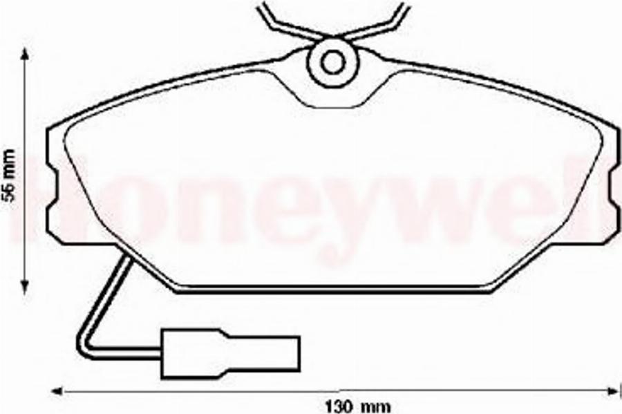 BENDIX 571313B - Kit pastiglie freno, Freno a disco autozon.pro