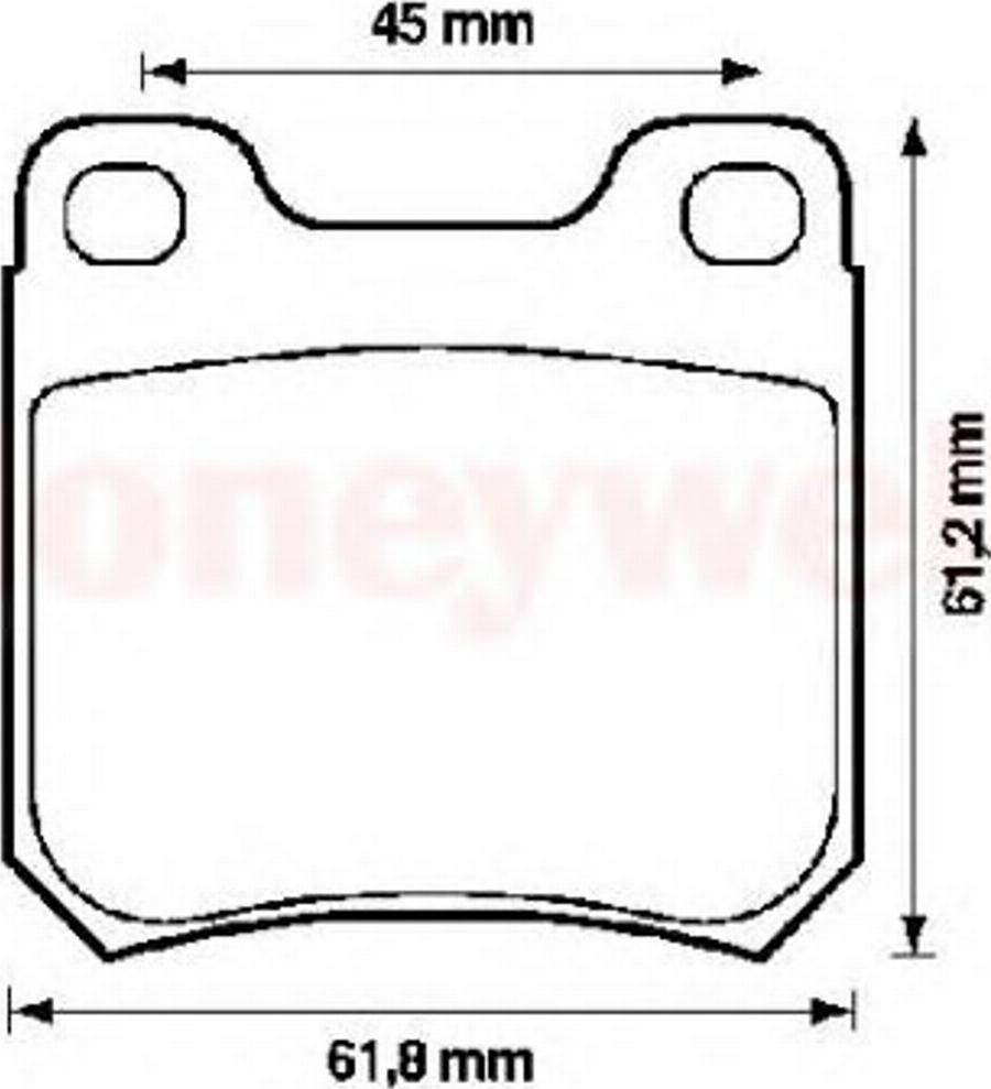 BENDIX 571389B - Kit pastiglie freno, Freno a disco autozon.pro