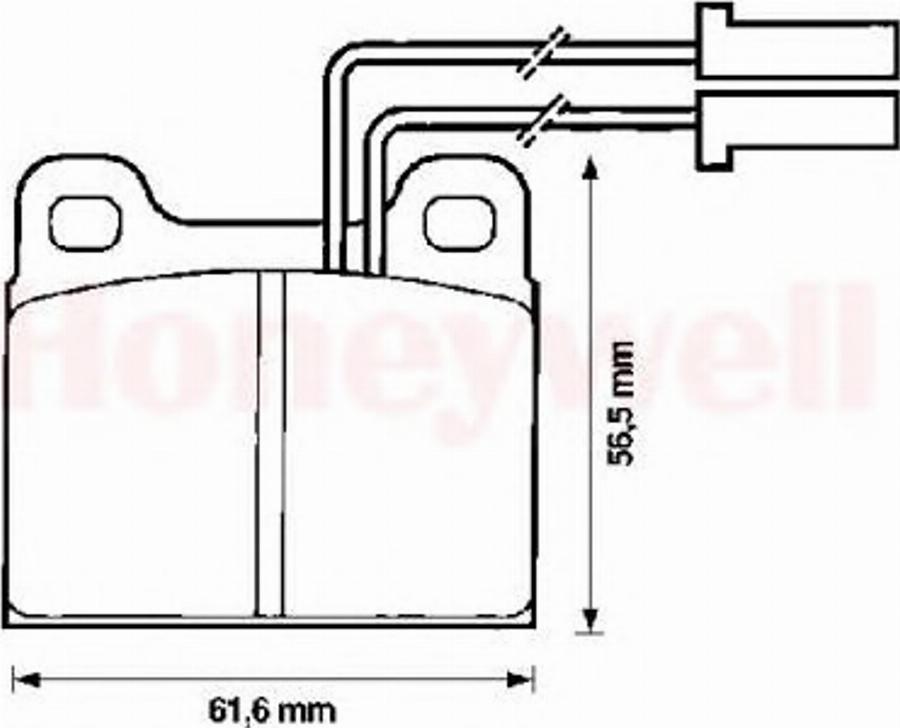 BENDIX 571384B - Kit pastiglie freno, Freno a disco autozon.pro