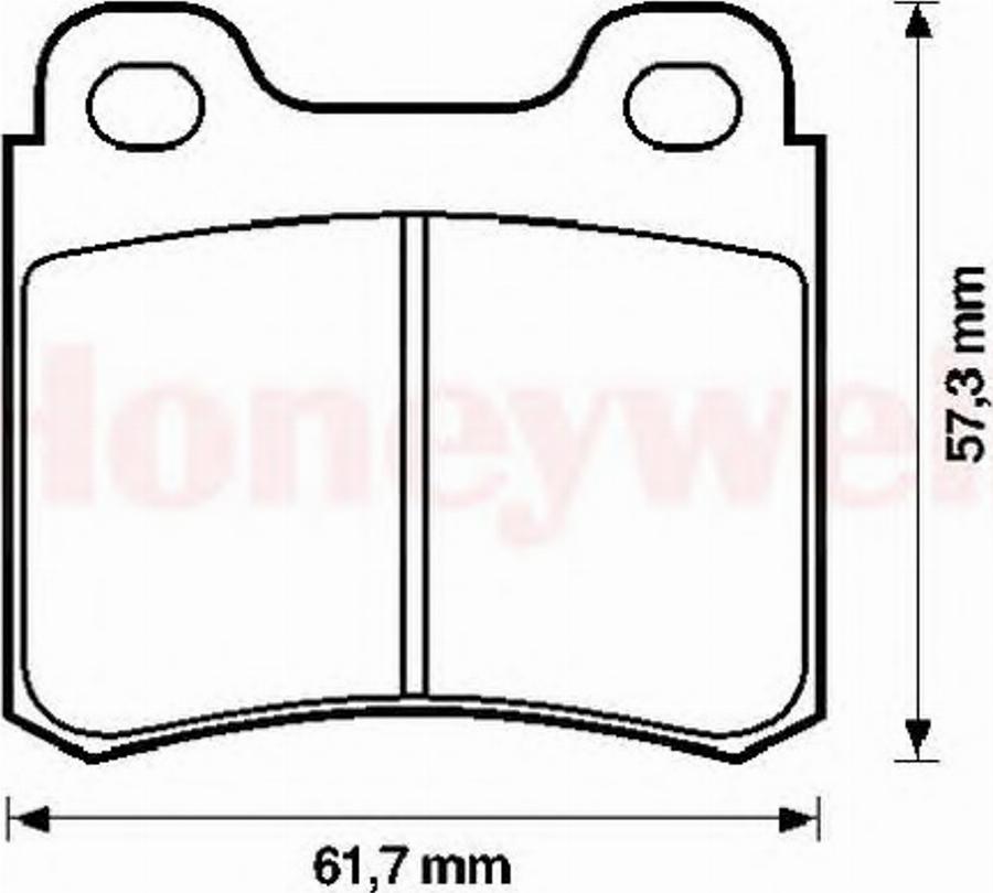 BENDIX 571388B - Kit pastiglie freno, Freno a disco autozon.pro