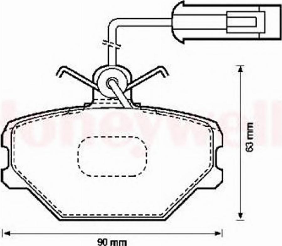 BENDIX 571330X - Kit pastiglie freno, Freno a disco autozon.pro