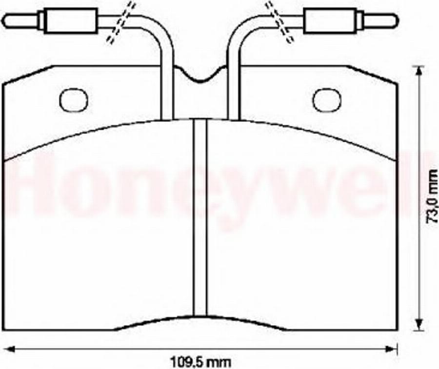 BENDIX 571325B - Kit pastiglie freno, Freno a disco autozon.pro