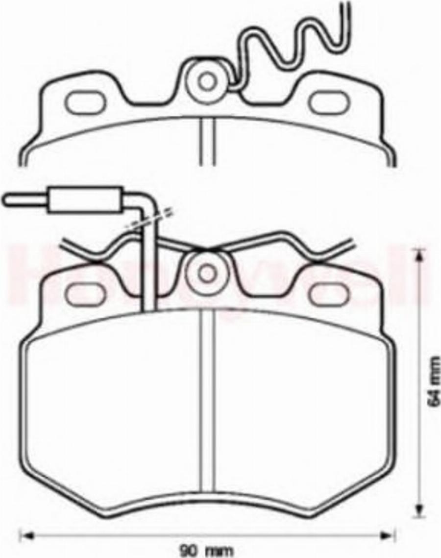 BENDIX 571320X - Kit pastiglie freno, Freno a disco autozon.pro