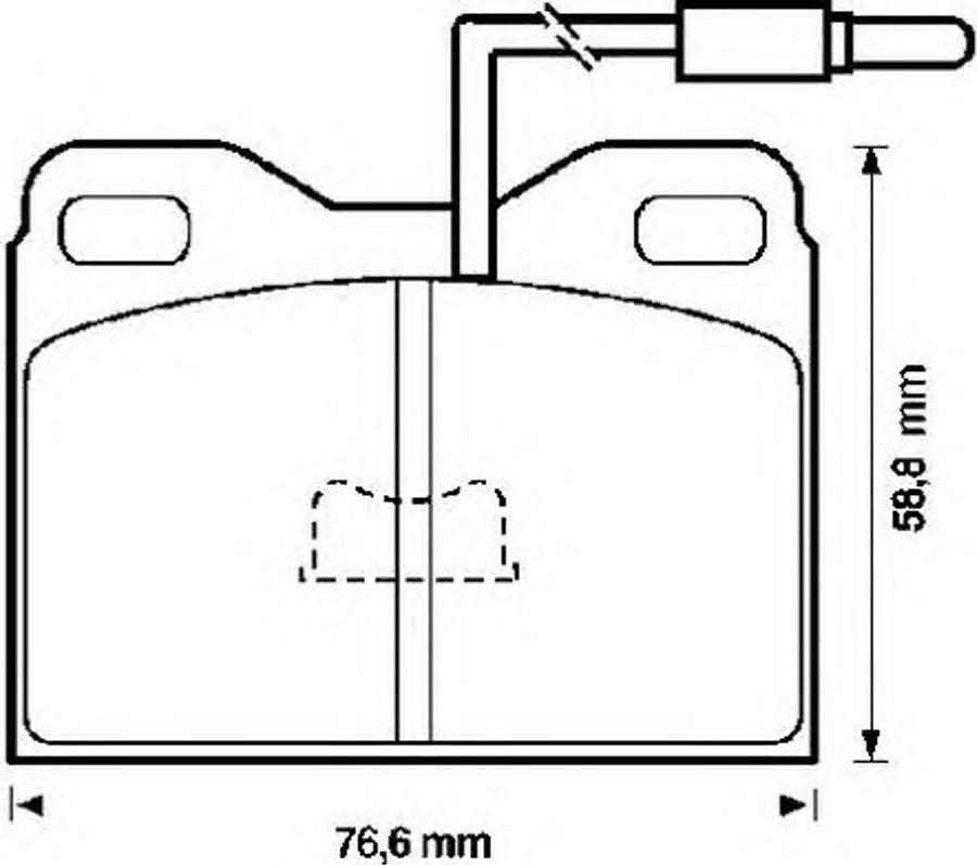 BENDIX 571323B - Kit pastiglie freno, Freno a disco autozon.pro