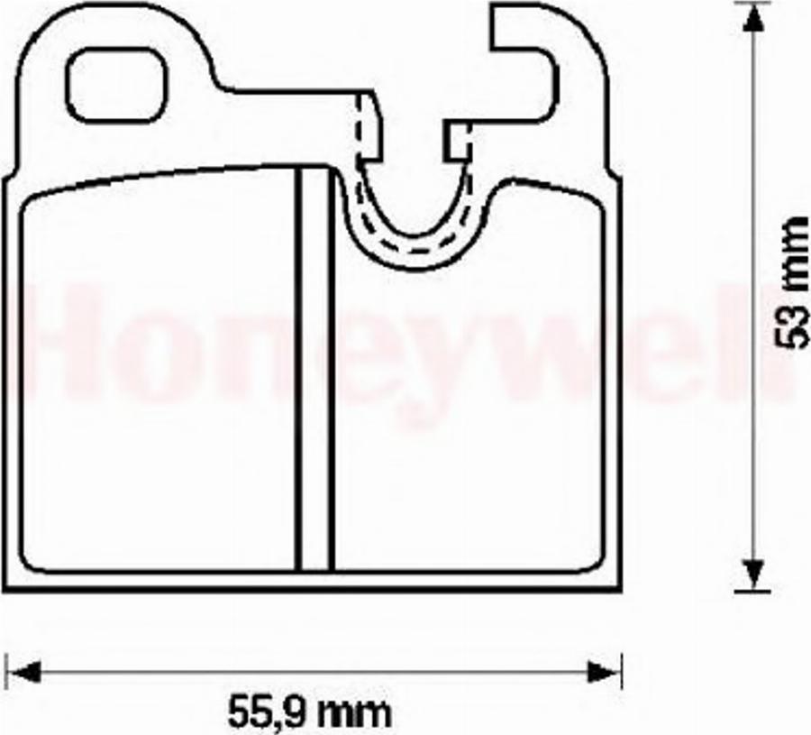 BENDIX 571374B - Kit pastiglie freno, Freno a disco autozon.pro