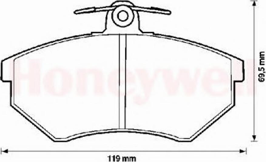 BENDIX 571376 B - Kit pastiglie freno, Freno a disco autozon.pro