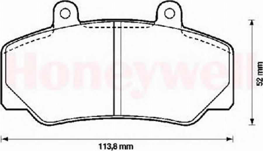 BENDIX 571370B - Kit pastiglie freno, Freno a disco autozon.pro