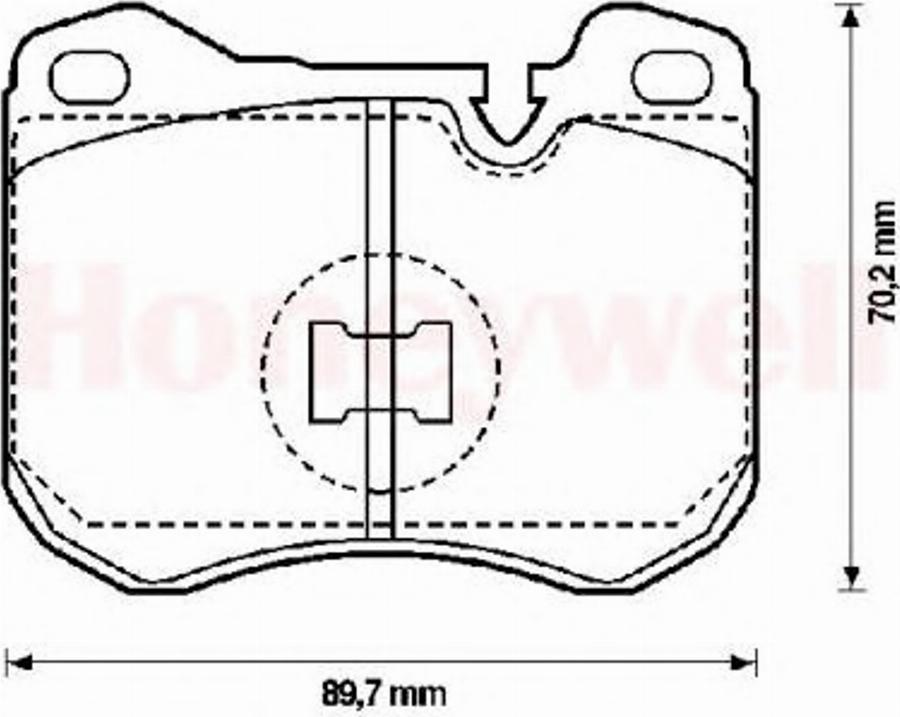 BENDIX 571373B - Kit pastiglie freno, Freno a disco autozon.pro