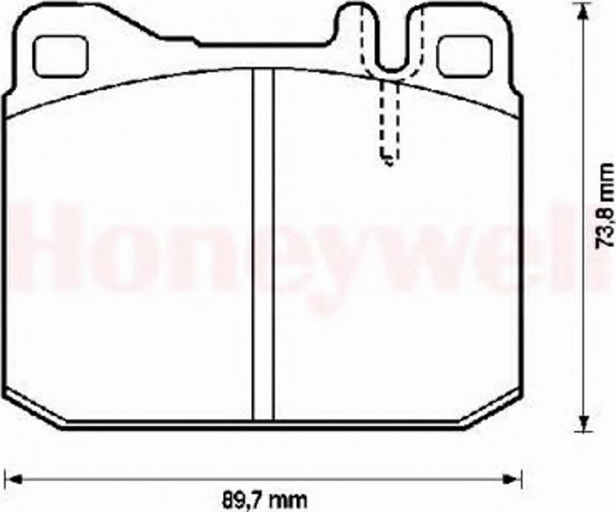 BENDIX 571372B - Kit pastiglie freno, Freno a disco autozon.pro