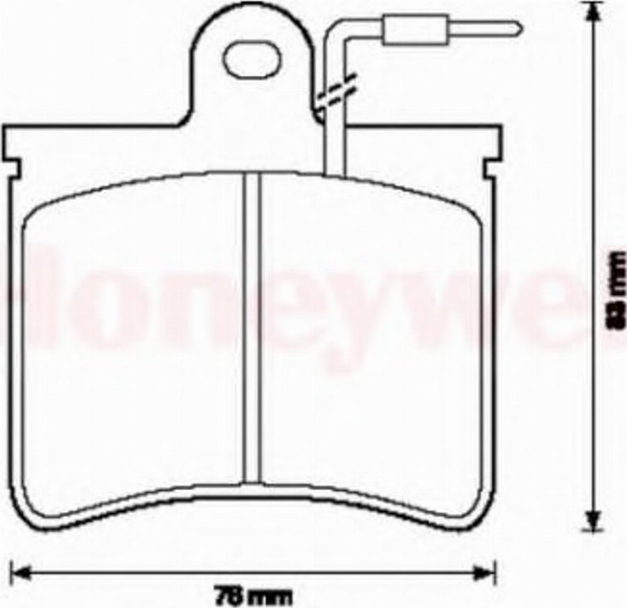 BENDIX 571296B - Kit pastiglie freno, Freno a disco autozon.pro