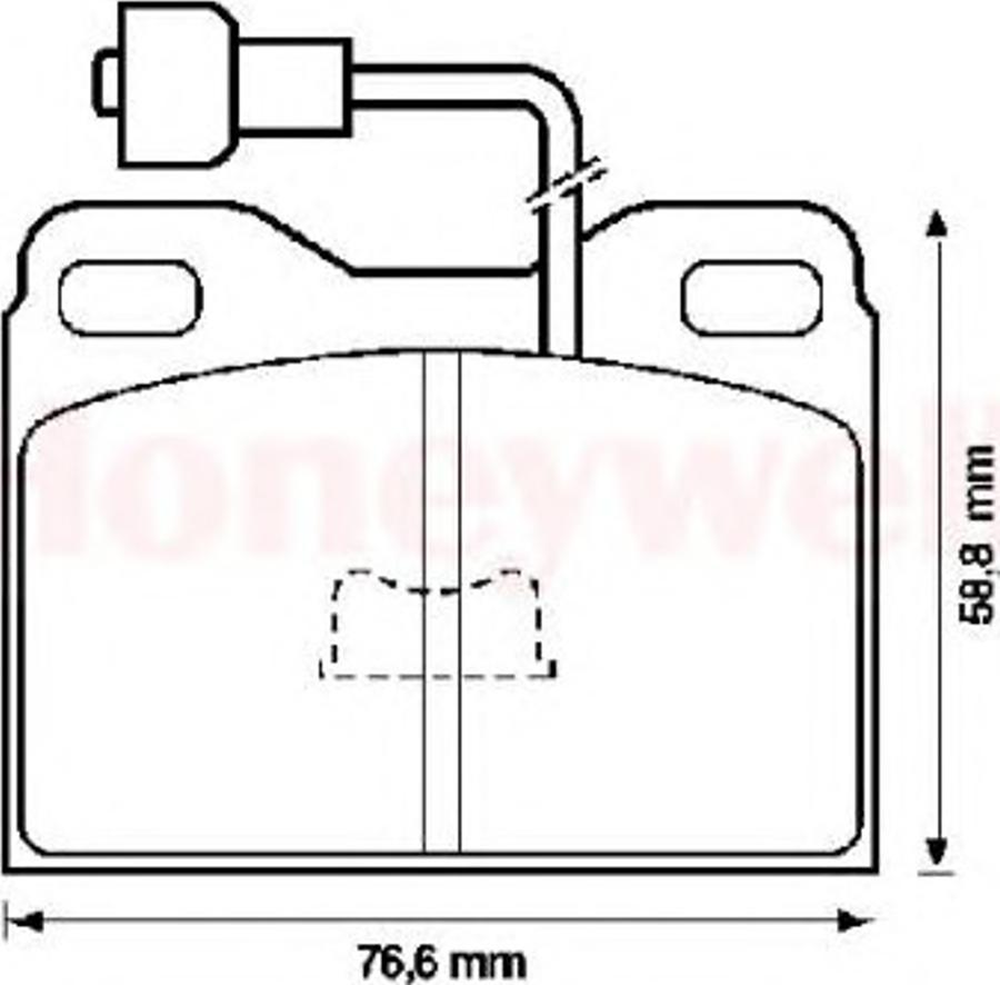 BENDIX 571248B - Kit pastiglie freno, Freno a disco autozon.pro