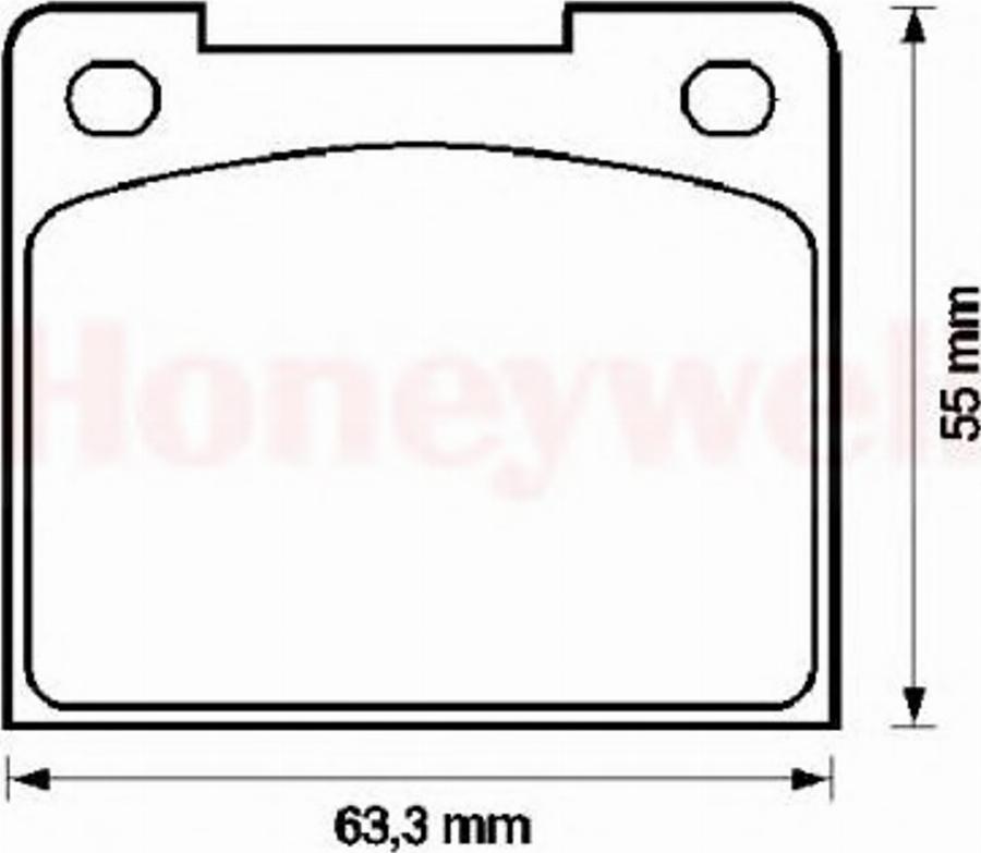 BENDIX 571204B - Kit pastiglie freno, Freno a disco autozon.pro