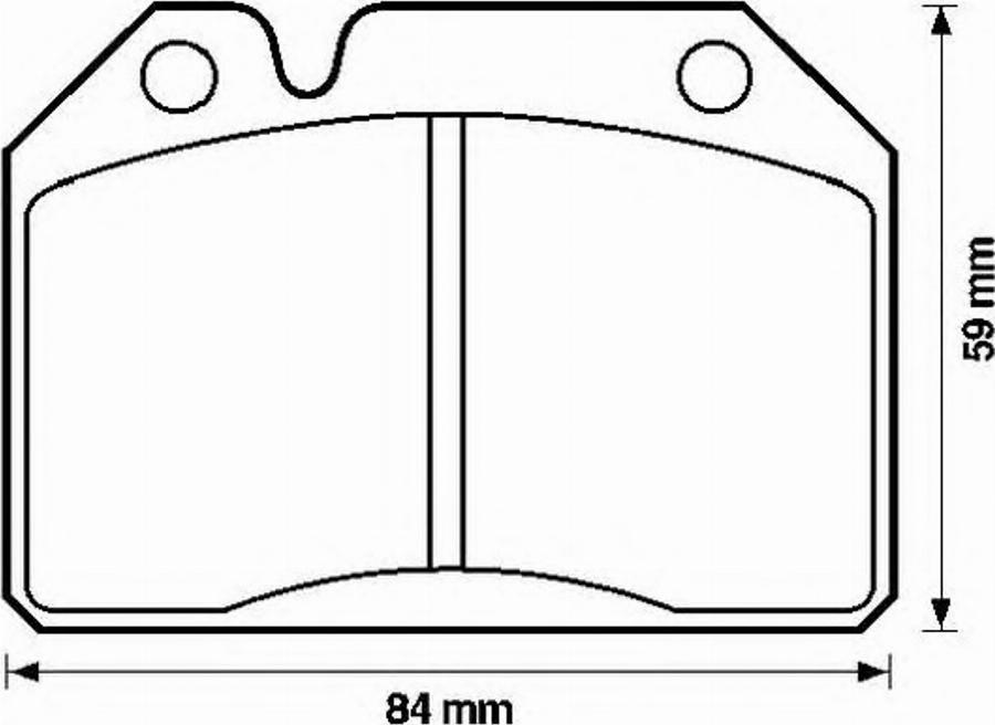 BENDIX 571203B - Kit pastiglie freno, Freno a disco autozon.pro