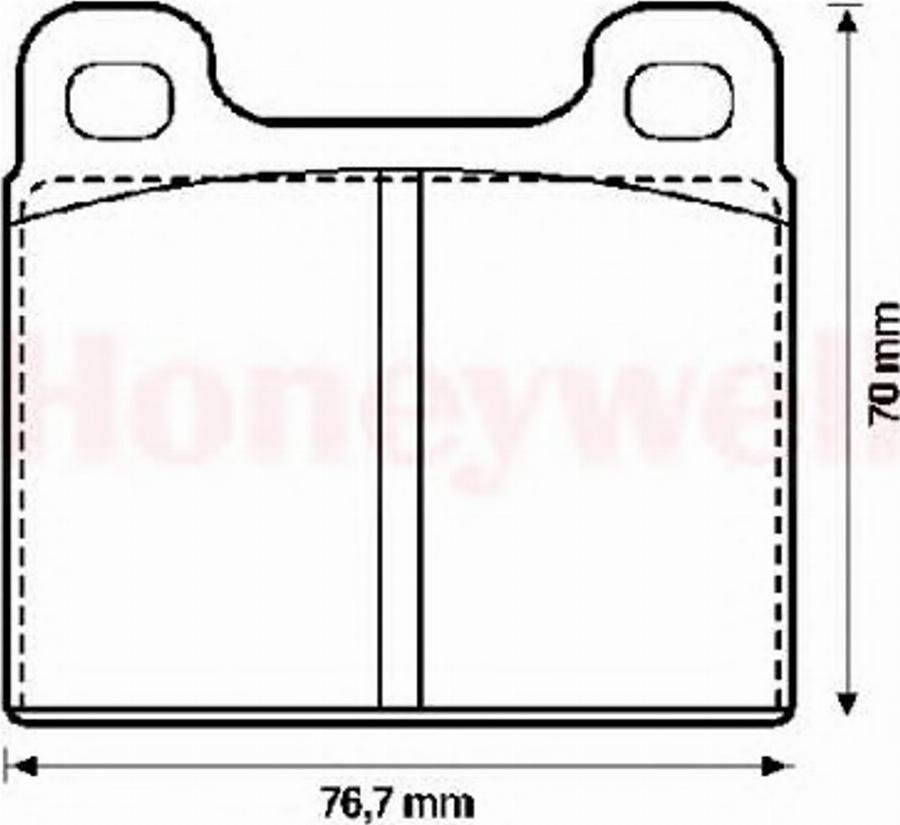 BENDIX 571215X - Kit pastiglie freno, Freno a disco autozon.pro