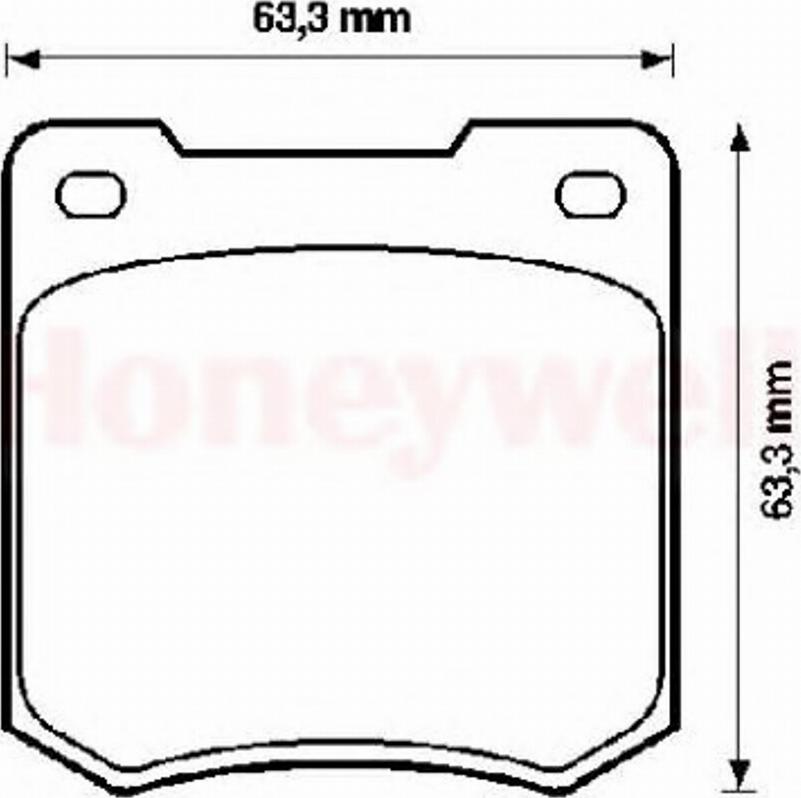 BENDIX 571211B - Kit pastiglie freno, Freno a disco autozon.pro