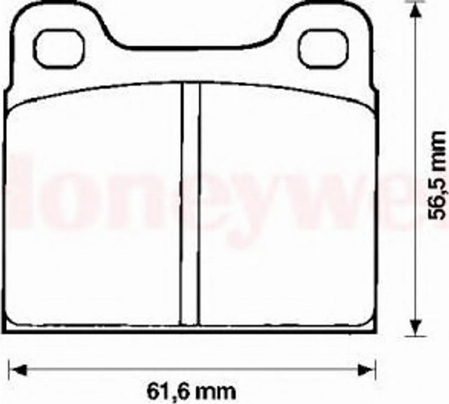 BENDIX 571213B - Kit pastiglie freno, Freno a disco autozon.pro