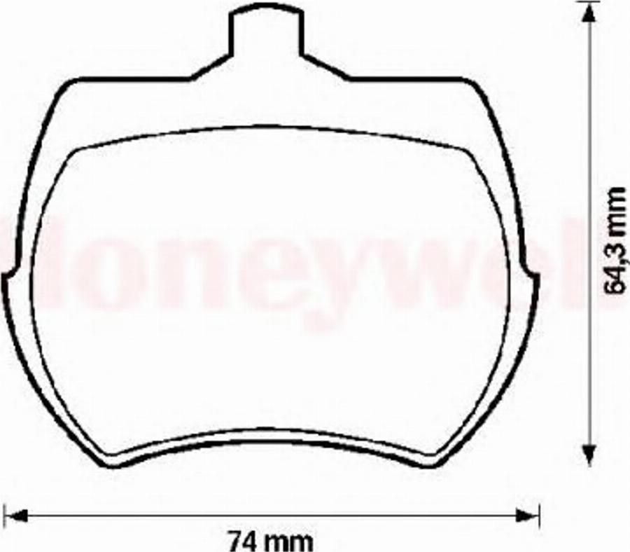 BENDIX 571212B - Kit pastiglie freno, Freno a disco autozon.pro